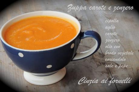 zuppa carote e zenzero bimby