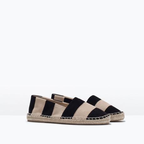 zara, espadrillas in pelle, ss15