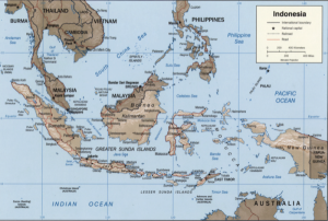 cartina indonesia