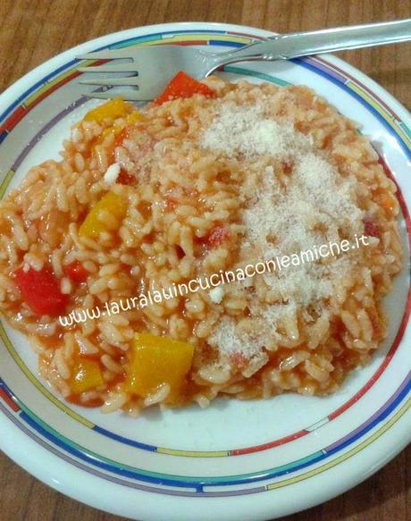 RISOTTO CON I PEPERONI DI LAURA LAU