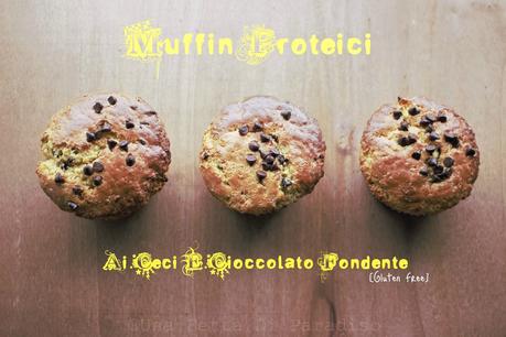 Muffin Proteici Ceci E Cioccolato Fondente [Gluten Free]