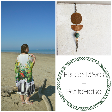 PetiteFraise + Fils de Rêves: style tips part II. Tropical greens, boho kimono style and fringes again