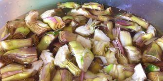 carciofi a bagno