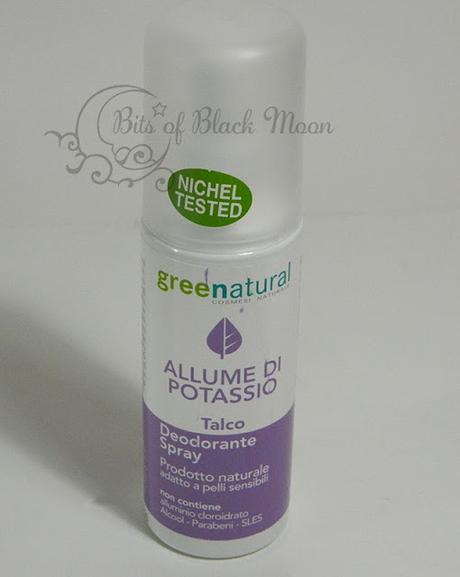 GreenProject - Greenatural - Deodorante spray allume di potassio al talco / Dezodorant spray bez gazu z ałunem potasu o zapachu talku