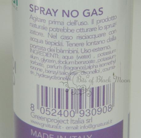 GreenProject - Greenatural - Deodorante spray allume di potassio al talco / Dezodorant spray bez gazu z ałunem potasu o zapachu talku