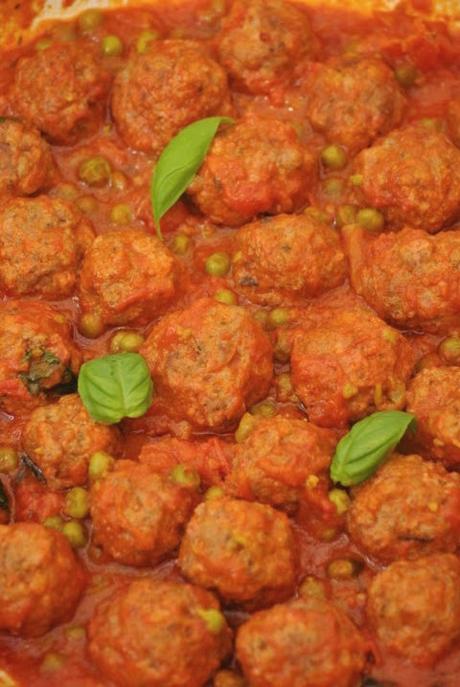 Polpettine di salsiccia in umido