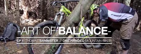 Guidare la MTB con un braccio solo...