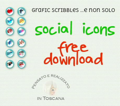 Set of icons social-free downlad