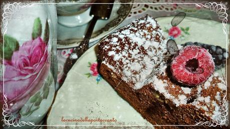 Torta alle banane con cacao e nocciole del Piemonte / Banana Cake with cocoa and hazelnuts from Piedmont