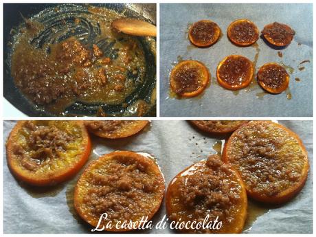 Crostata al cacao con crema d'arance caramellate e glassa a specchio