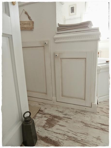 Una favolosa stanza da bagno in stile shabby chic