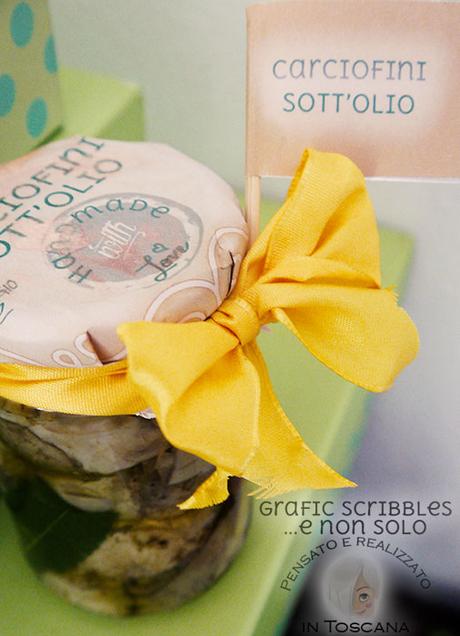 Etichette per carciofini sott'olio scaricabili gratuitamente, Free printable label