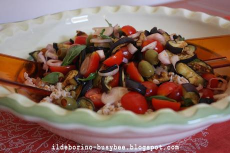 Al Via le Scampagnate! - Insalata Tiepida di Farro or Warm Spelt and Vegetable Salad