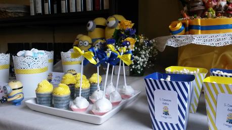 Allestimento Prima Comunione a base di Minions