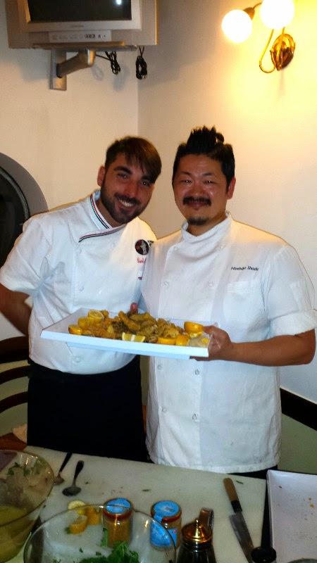 Il verace Chef Hiro da Pizzeria Lombardi con Farine Polselli