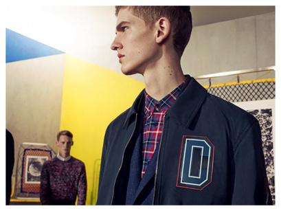 DIOR HOMME E' COLLEGIALE PER L'AUTUNNO 2015