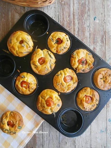 Muffin alla Pizzaiola con Tante Erbe Aromatiche