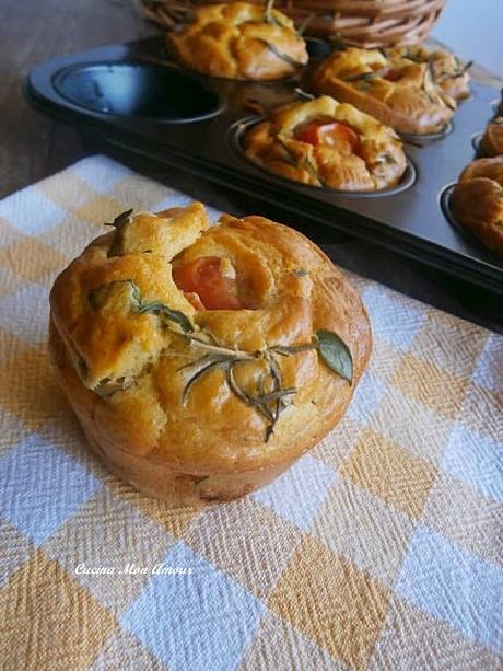 Muffin alla Pizzaiola con Tante Erbe Aromatiche