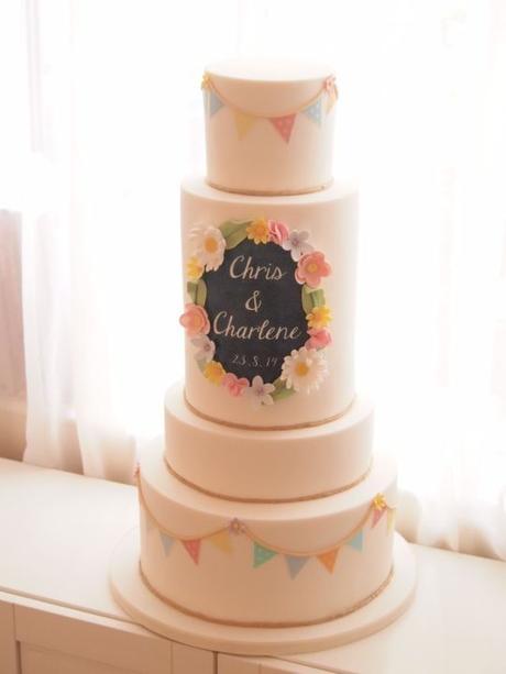 Chalkboard wedding cake Chalkboard wedding cake