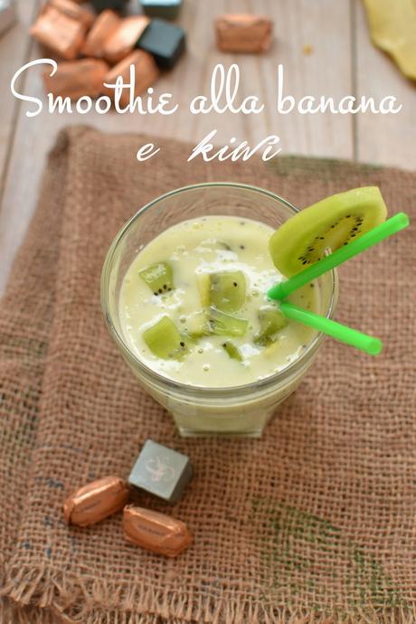 smoothie alla banana e kiwi