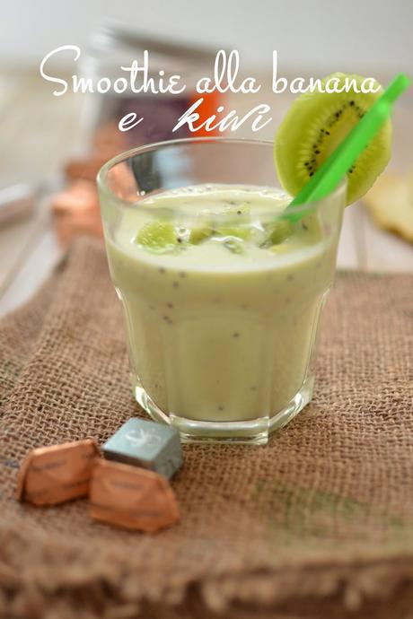 smoothie alla banana e kiwi