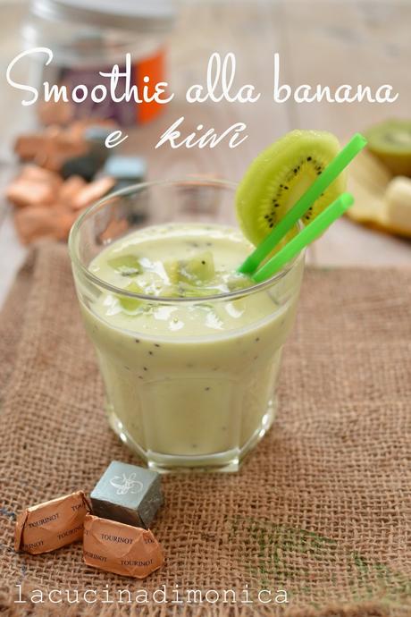 smoothie alla banana e kiwi