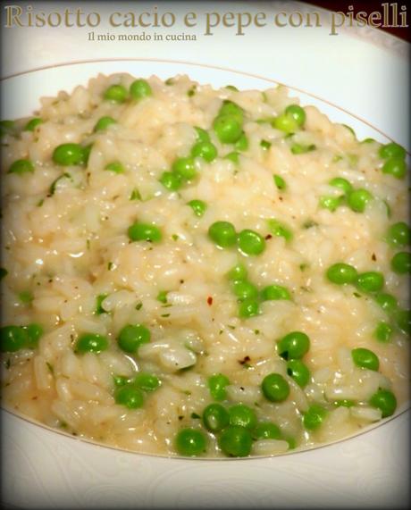 Risotto CACIO e PEPE con PISelli