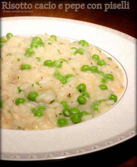 Risotto CACIO e PEPE con PISelli