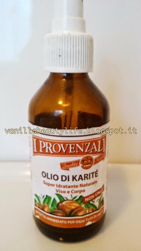 Quick review – I Provenzali – Olio di Karité Super idratante naturale viso e corpo