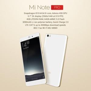 Xiaomi Mi Note Pro lanciato ufficialmente