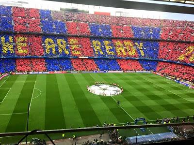 (VIDEO)Barcellona fans choreography vs Bayern Monaco UEFA Champions League Semi-Final - 6.5.2015
