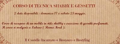 Nuove date corso Shabby a Roma.