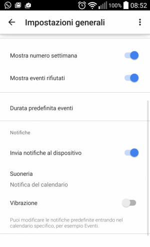 Come modificare la durata predefinita degli eventi su Google Calendar per Android