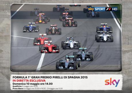 Sky Sport F1 HD Gp Spagna, Palinsesto 7 - 10 Maggio 2015 #SkyMotori