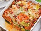 Parmigiana zucca menta porri.