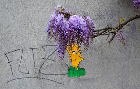 CULTURA: I Simpson come street art