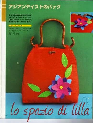 Cucito creativo: la borsa floreale con cartamodello