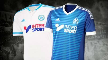 La maglia dell’Olympique Marsiglia 2015-2016 di adidas La maglia dell’Olympique Marsiglia 2015-2016 di adidas