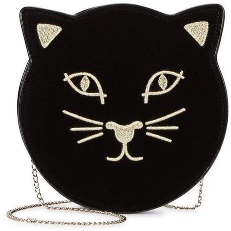 Charlotte Olympia, black cat purse - found on Pinterest