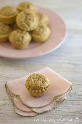 Mini tartelletta con ripieno alle mandorle