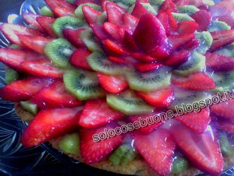 Crostata di fragole e kiwi