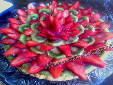 Crostata di fragole e kiwi