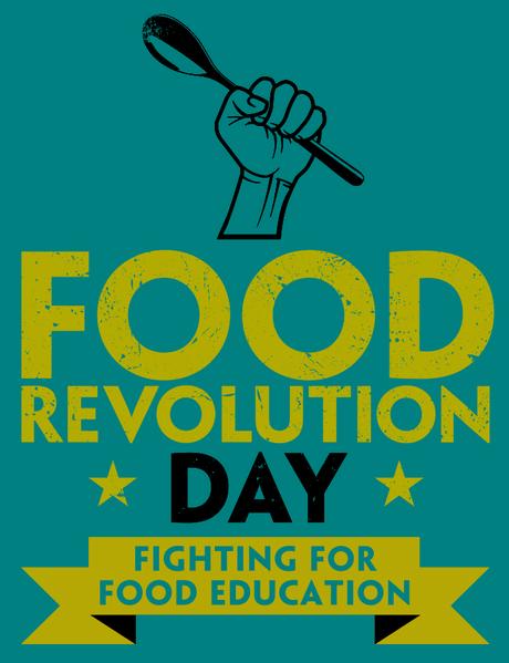 Logo ufficiale del Food Revolution Day di Jamie Oliver - Gluten Free Travel and Living