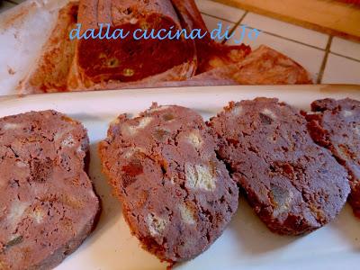 Salame di cioccolato con le ali