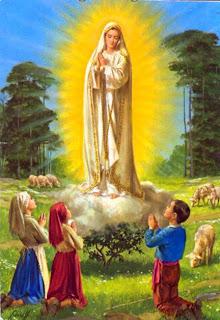 Schema per il punto croce: Madonna di Fatima_2