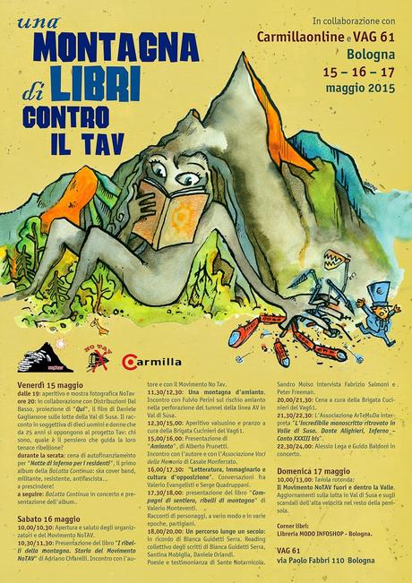 15-17 maggio. Bologna: Carmilla e Una montagna di libri contro il TAV