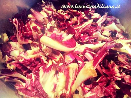 Risotto al radicchio in pentola a pressione (Acticook Lagostina)