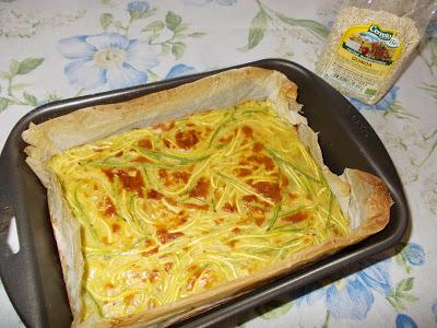 Tortino cremoso quinoa e zucchine