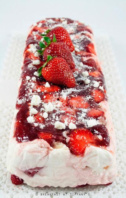 Semifreddo alle fragole / Strawberry frozen cake