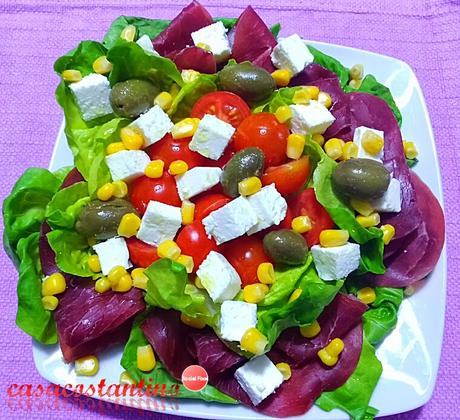 Insalata bresaola e feta